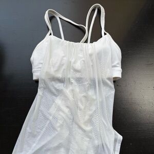 Lululemon Flow Y 2-in-1 Tank (Size 4) White NWT